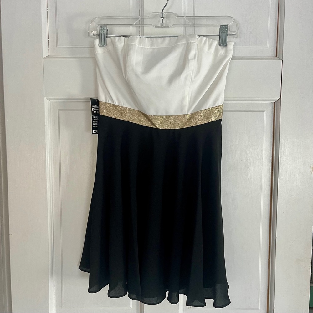 NWT Express strapless mini dress